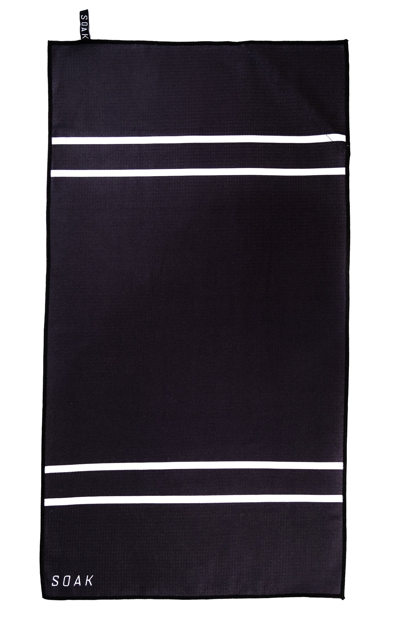 Classic Double Striped Microfibre Towel