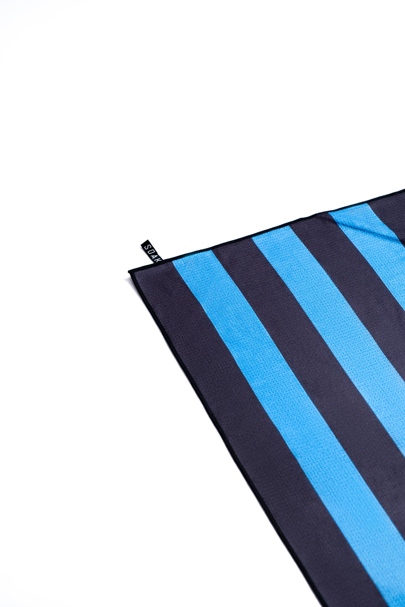 Blue Referee Stripe Microfibre Towel