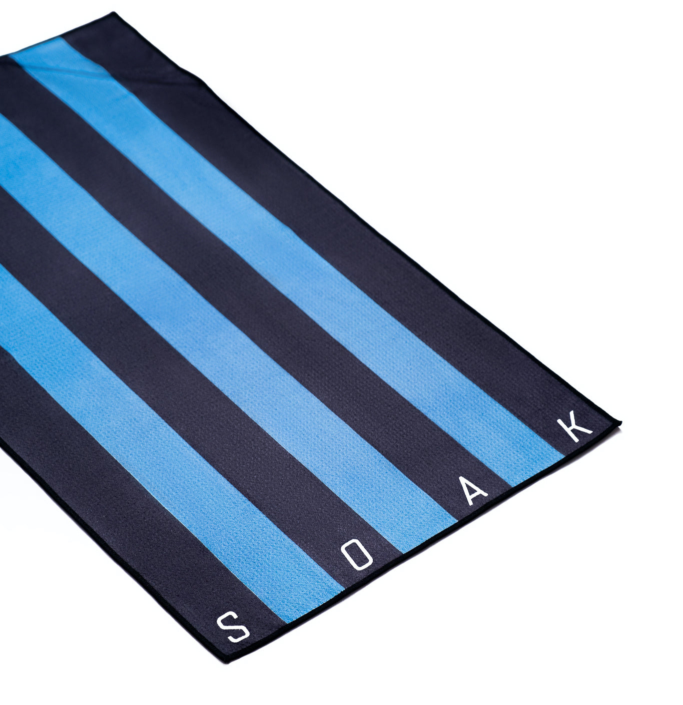 Blue Referee Stripe Microfibre Towel