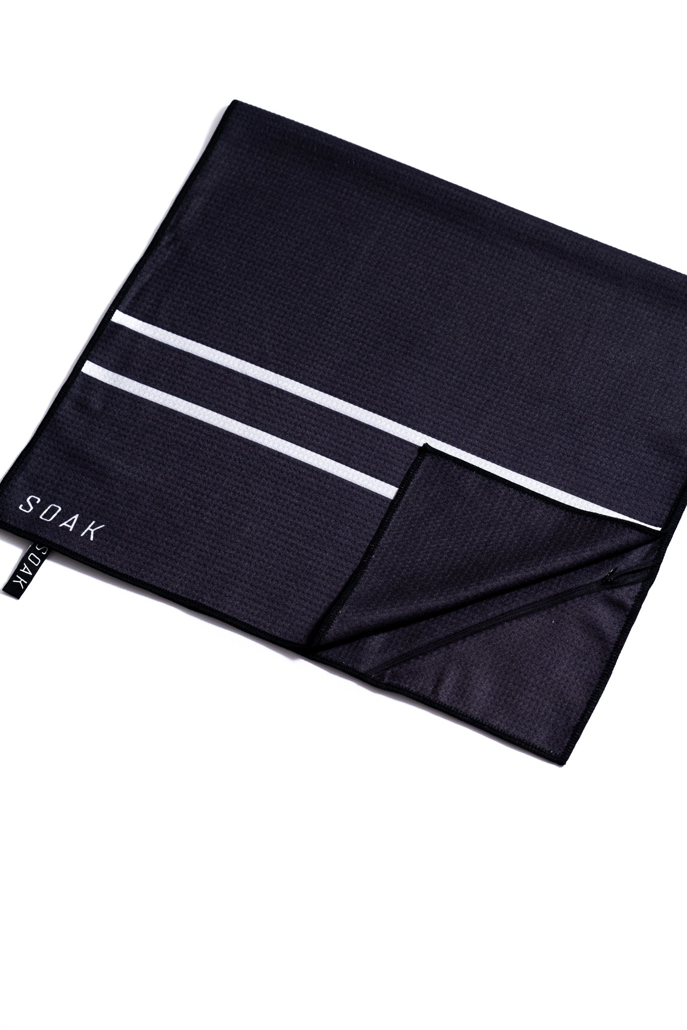 Classic Double Striped Microfibre Towel