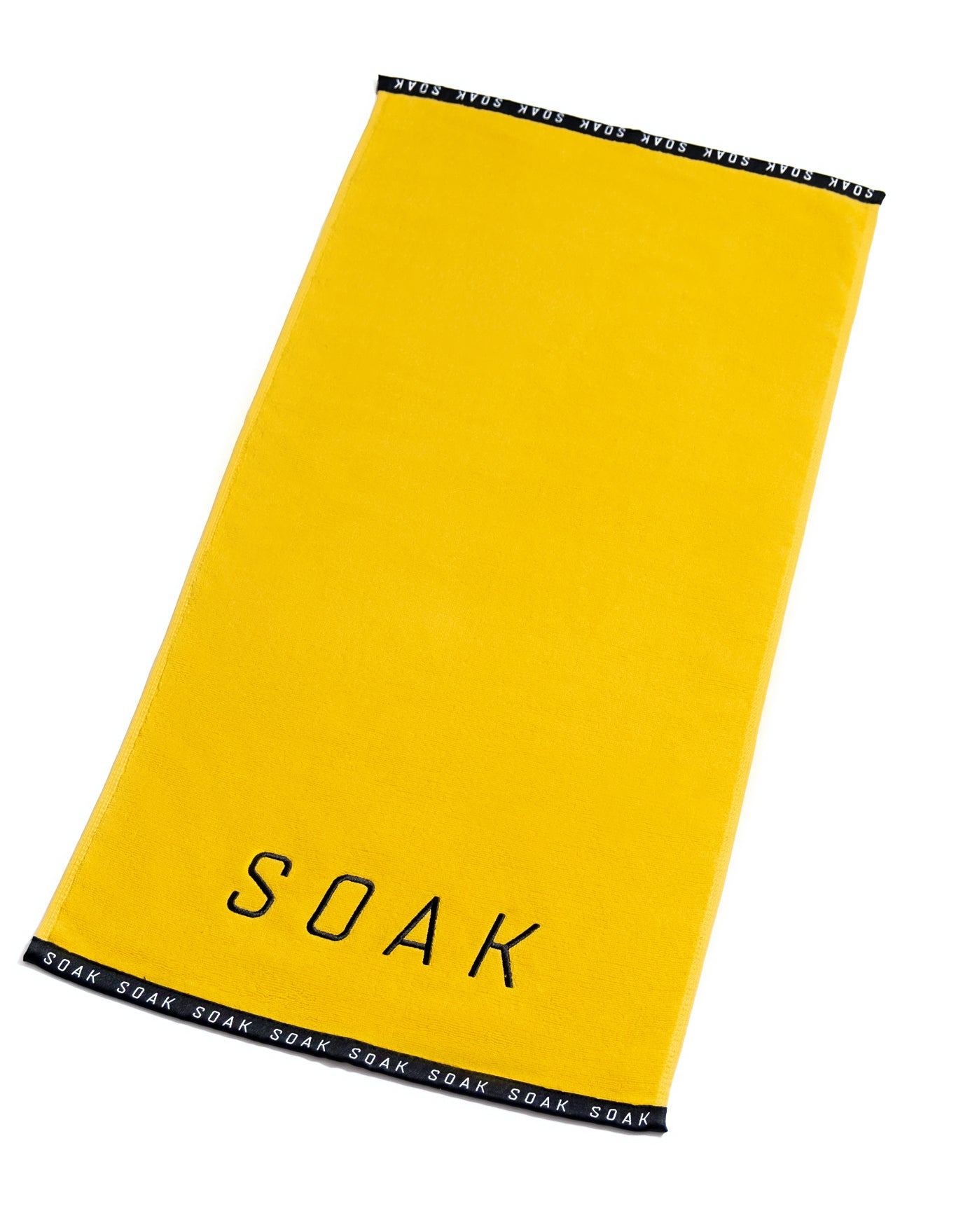 Athletic Yellow Cotton Towel
