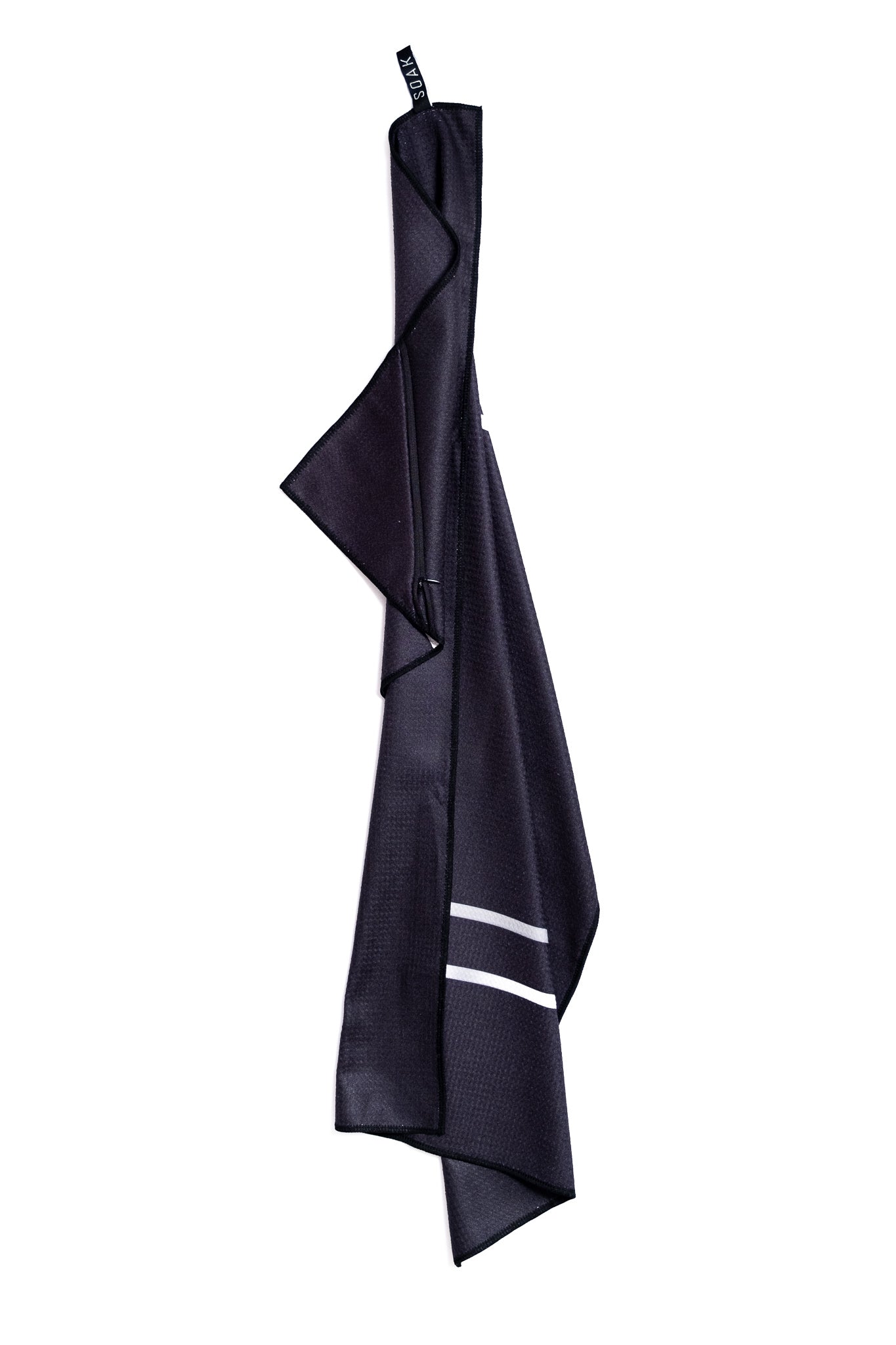 Classic Double Striped Microfibre Towel