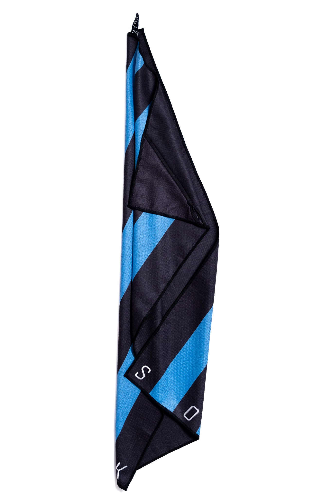 Blue Referee Stripe Microfibre Towel