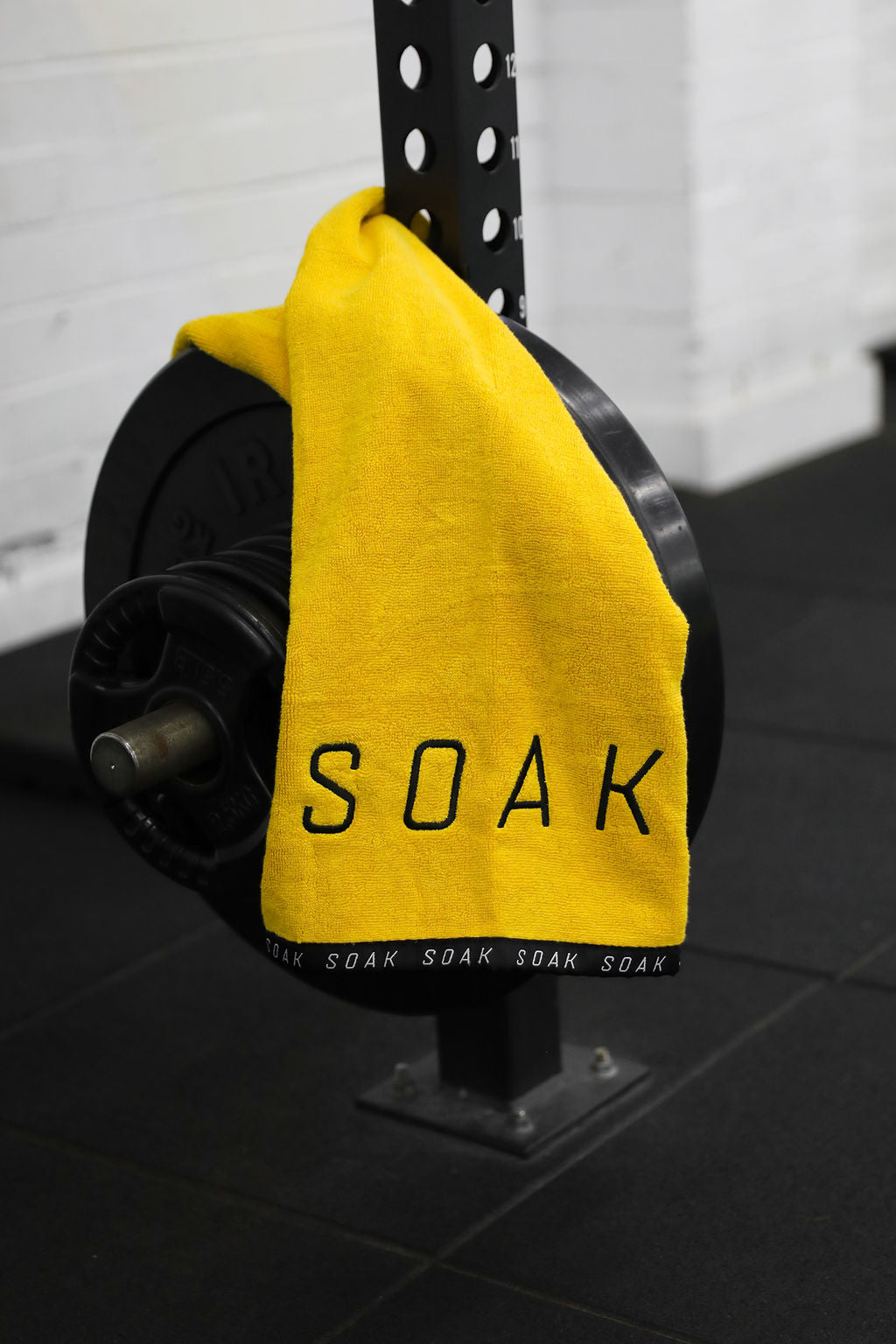 Athletic Yellow Cotton Towel