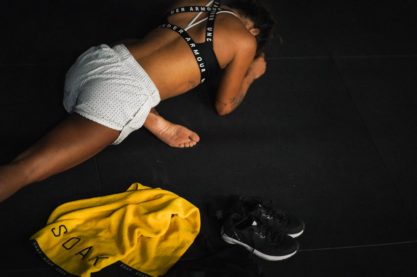 Athletic Yellow Cotton Towel