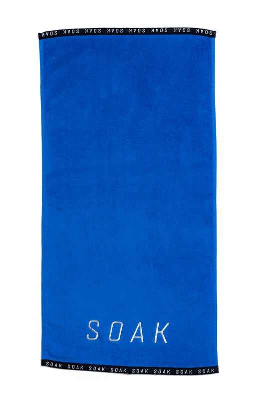 Racer Blue Cotton Towel