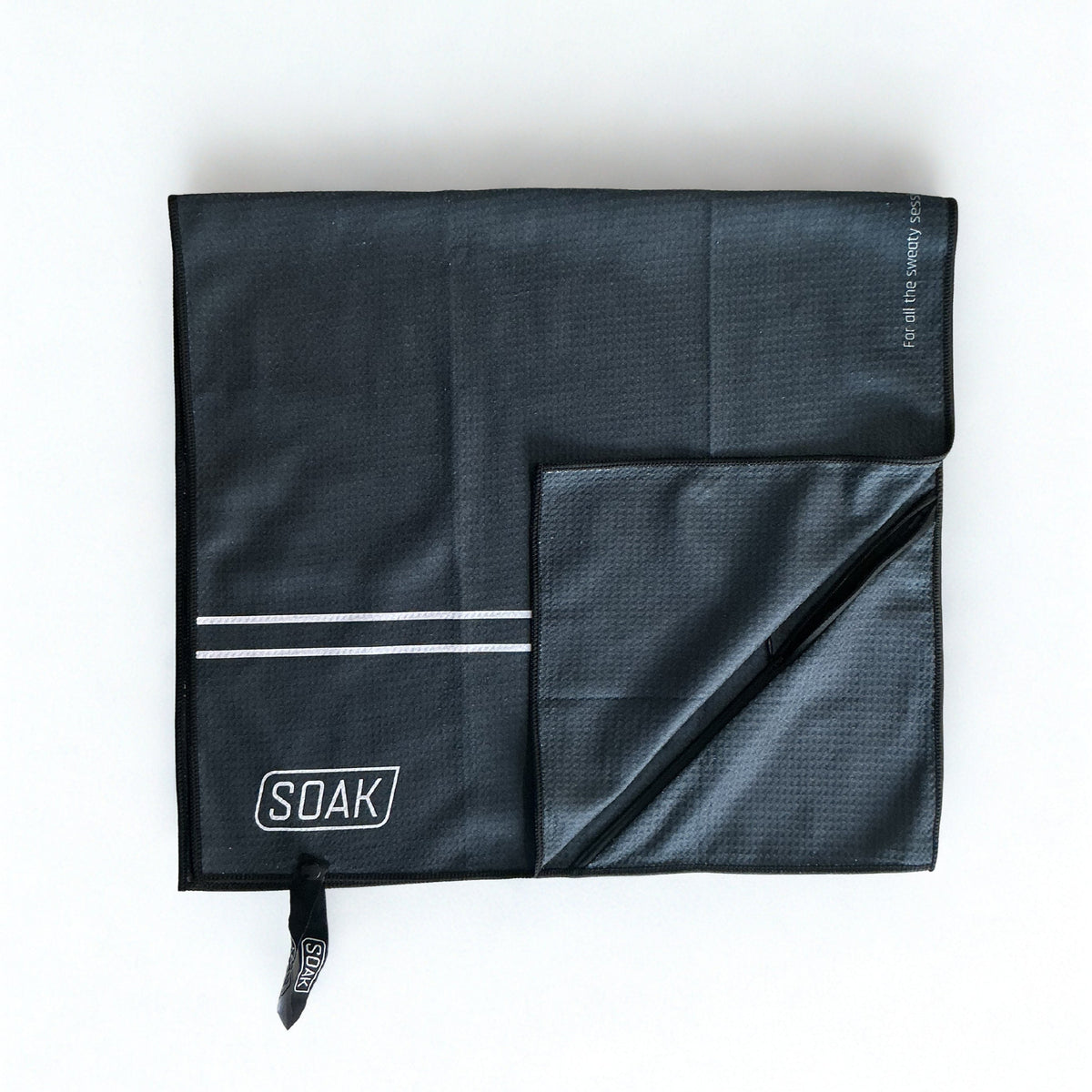 Double Striped Microfibre Towel