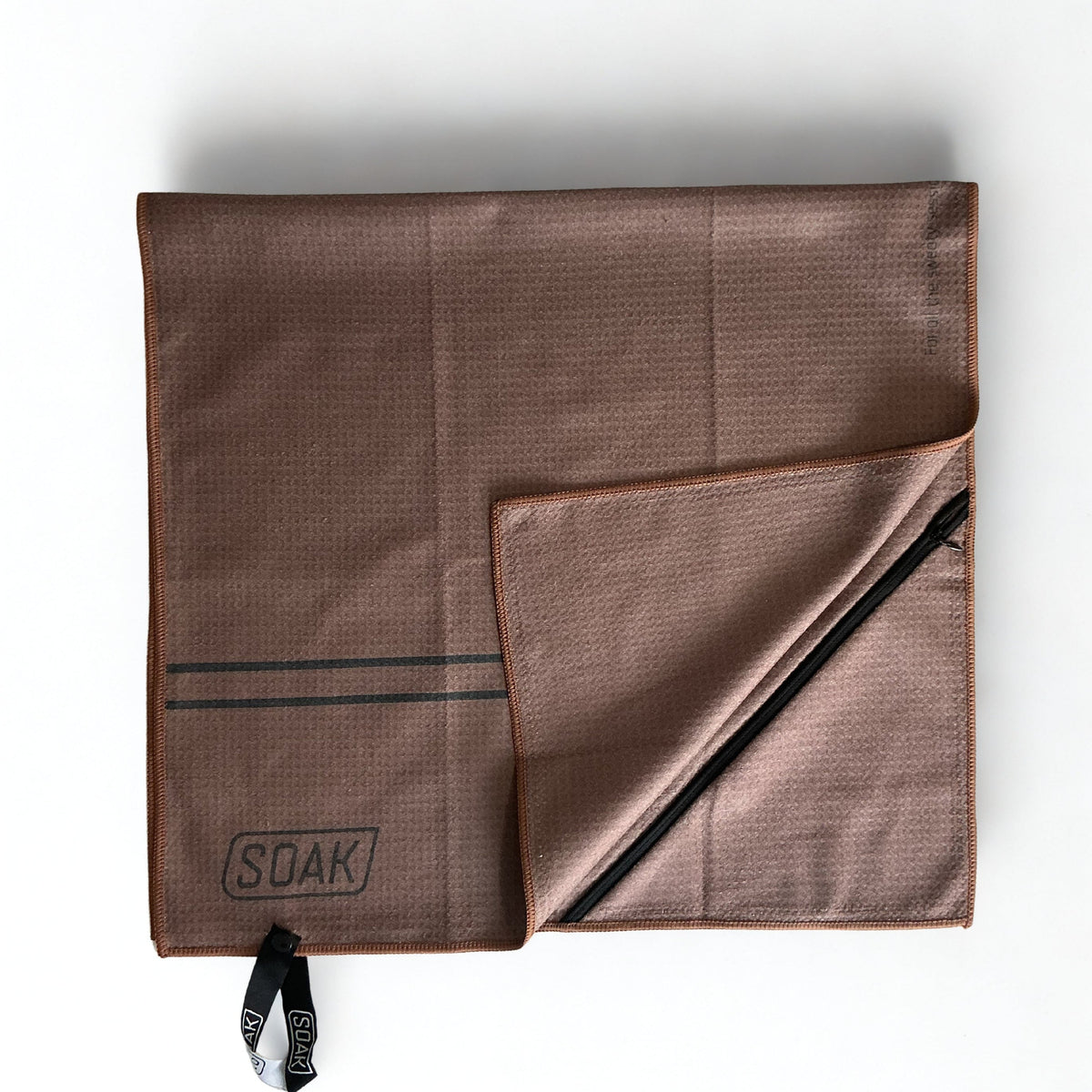 Double Striped Microfibre Towel