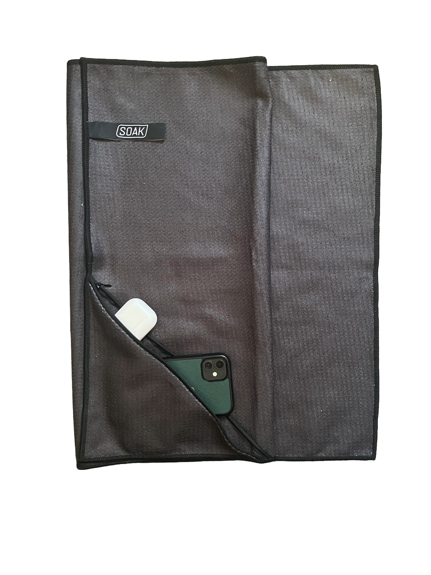Double Striped Microfibre Towel