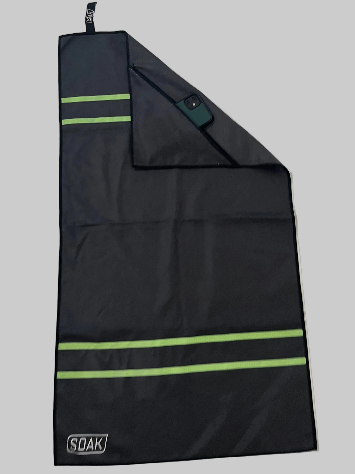 Double Striped Microfibre Towel